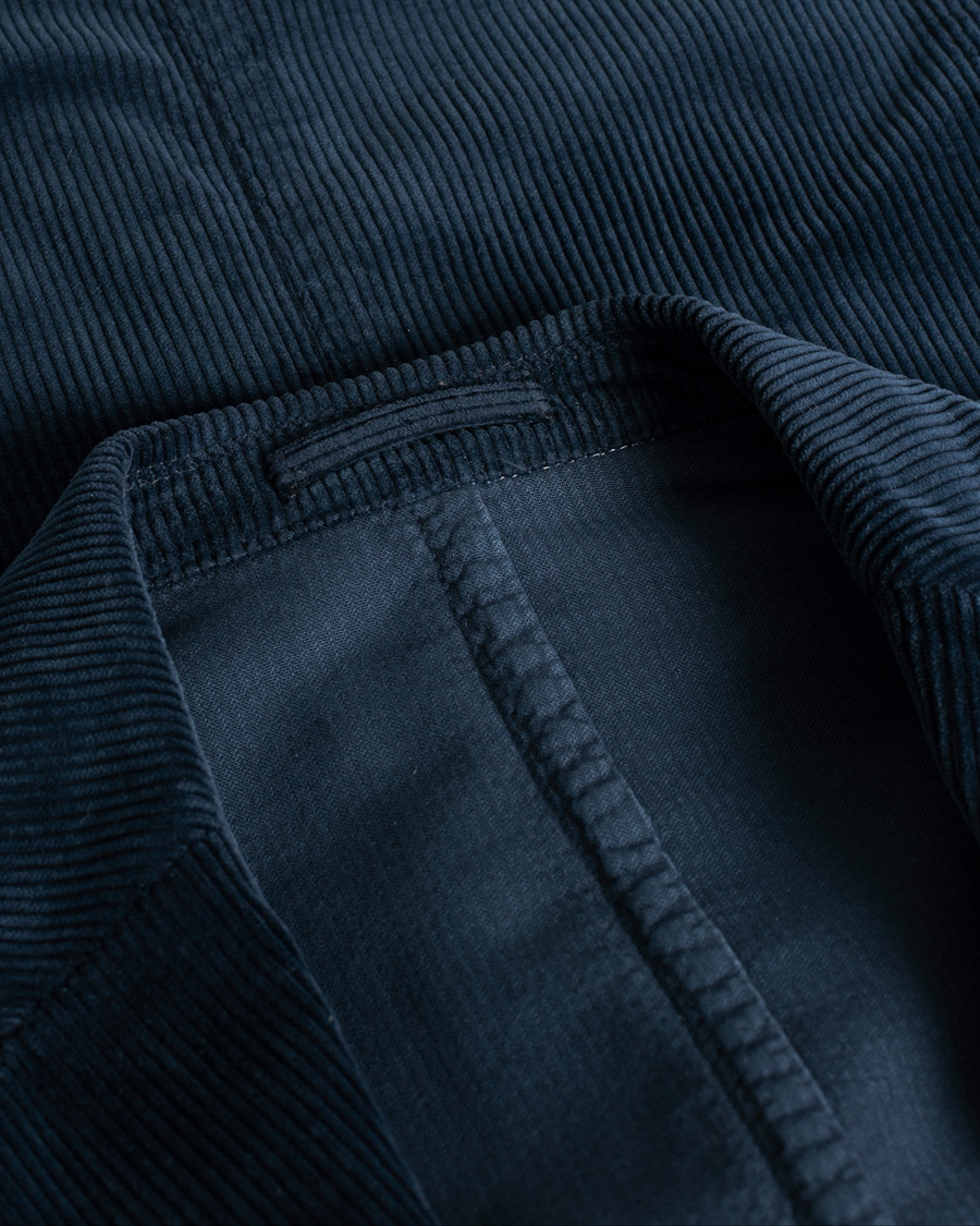 Herren | Sakkos | Pre-owned | L.B.M. 1911 Jack Corduroy Blazer Navy 50