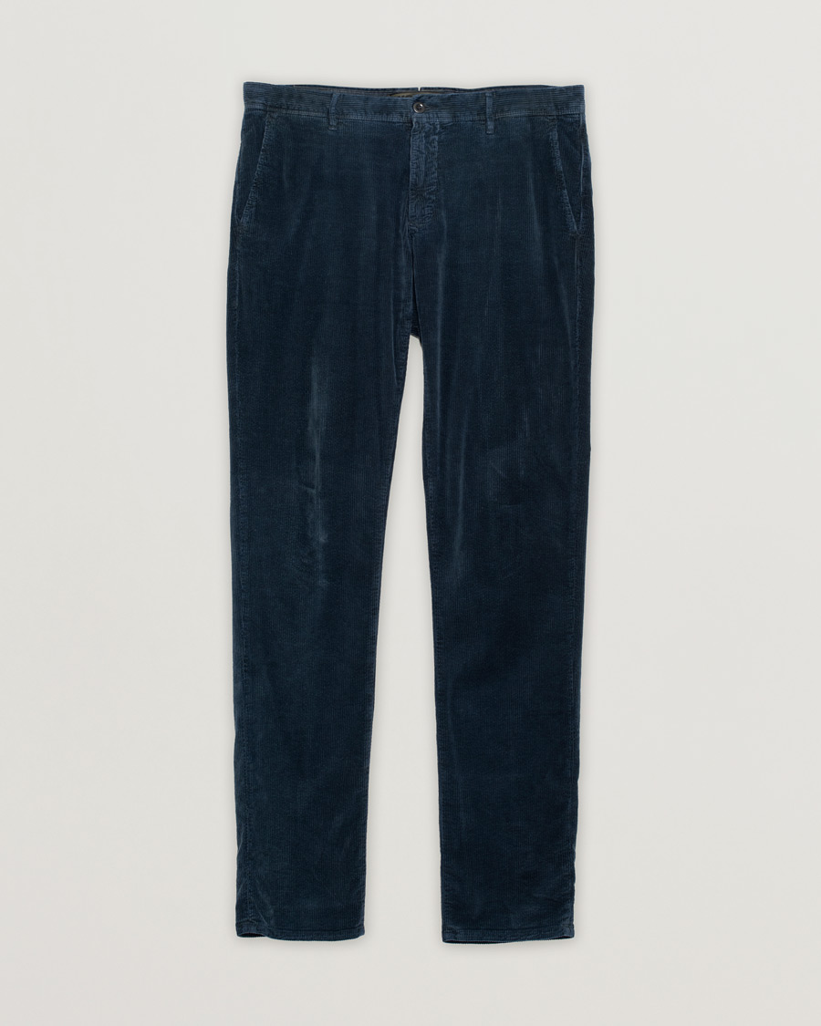 Herren | Hosen | Pre-owned | Incotex Slim Fit Leisure Cord Slacks Navy