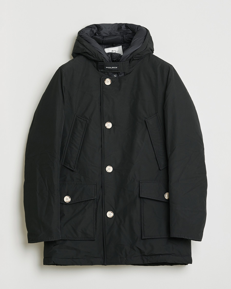 Herren | Woolrich Arctic Parka No Fur Black M | Pre-owned | Woolrich Arctic Parka No Fur Black M