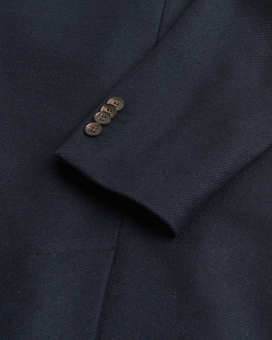 Herren | Pre-owned Jacken | Pre-owned | Morris Double Breasted Wool Coat Navy 48