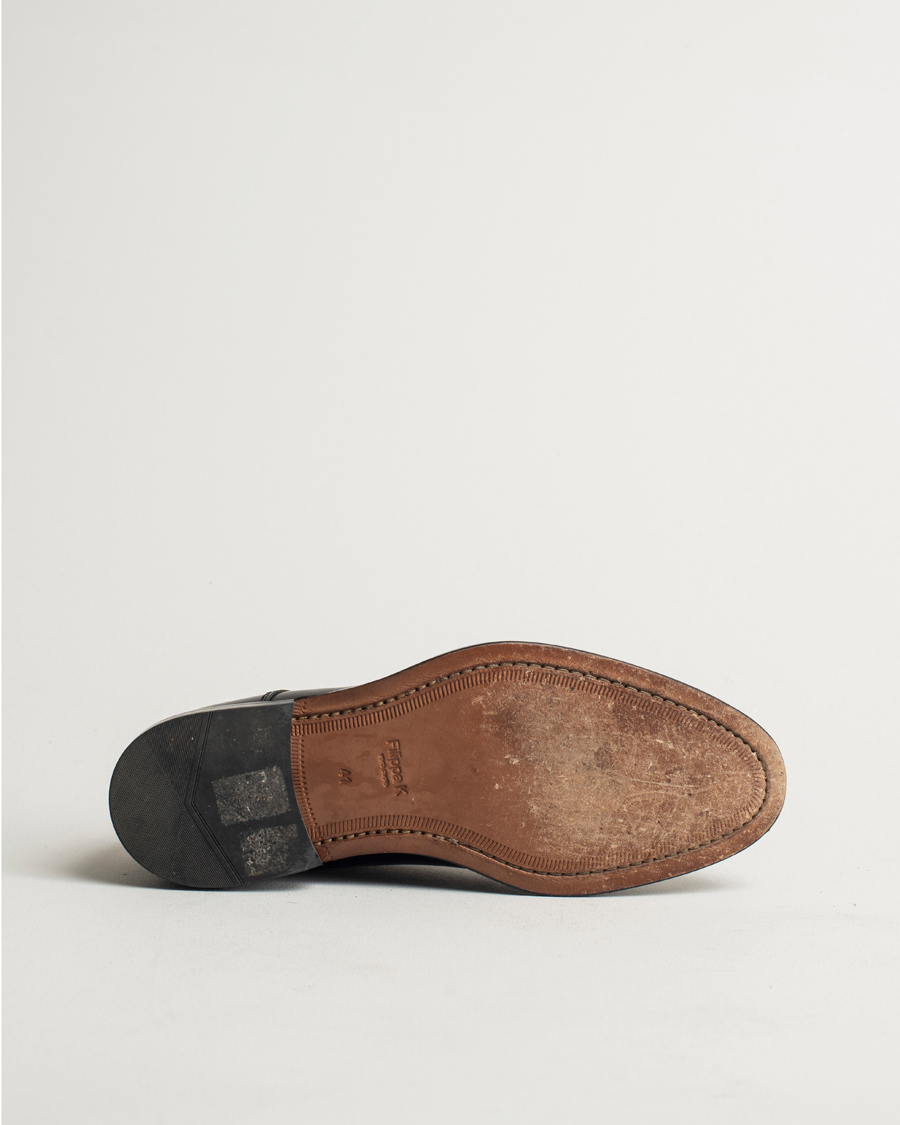 Herren | Filippa K Derby Shoes Black Calf 41 | Pre-owned | Filippa K Derby Shoes Black Calf 41