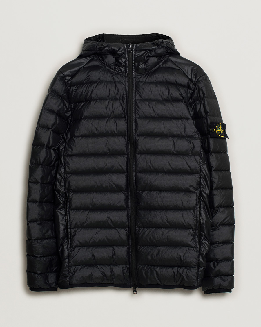 Herren | Jacken | Pre-owned | Stone Island R-Nylon Hooded Down Jacket Black