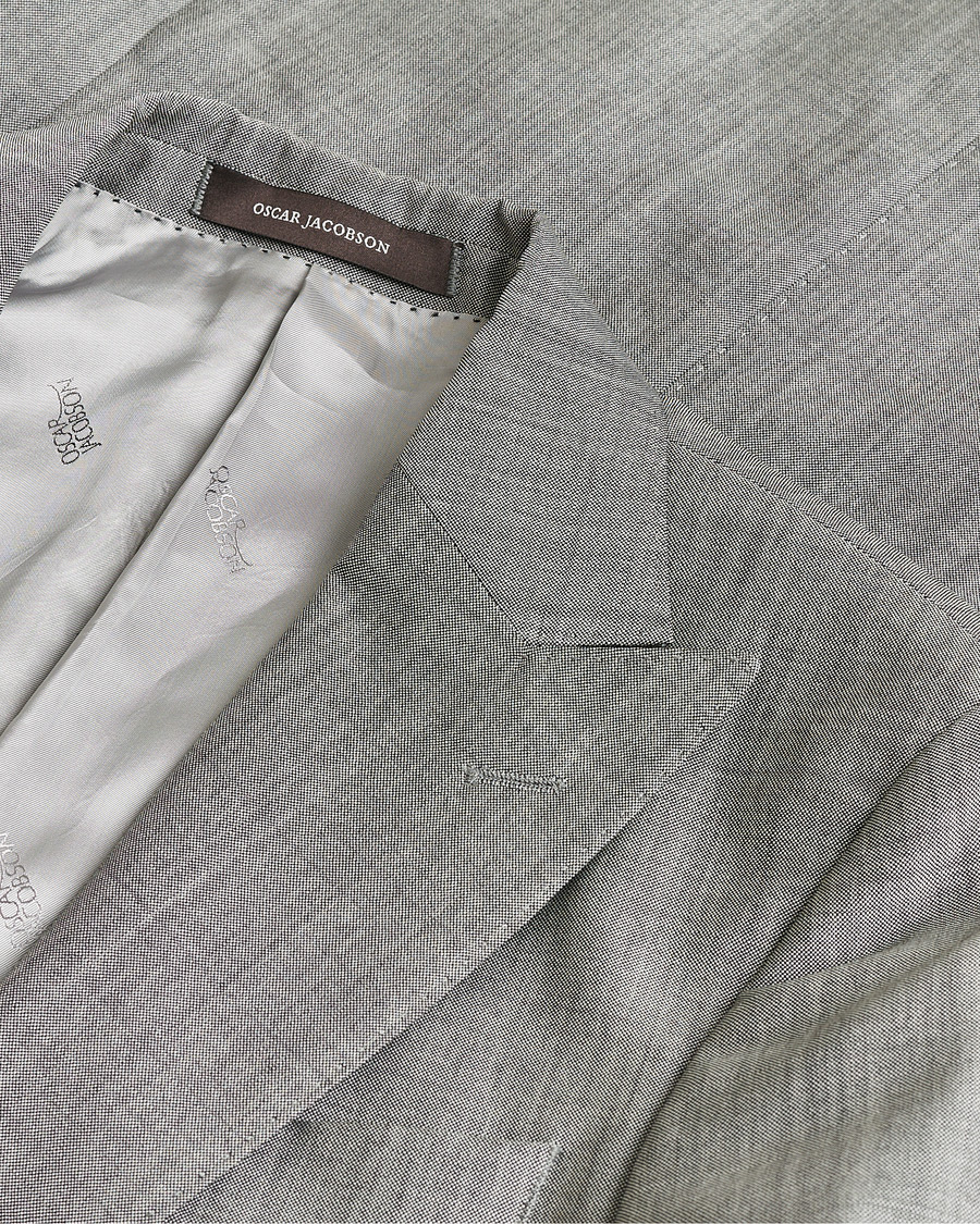 Herren | Oscar Jacobson Elmer Suit Grey Melange 48 | Pre-owned | Oscar Jacobson Elmer Suit Grey Melange 48