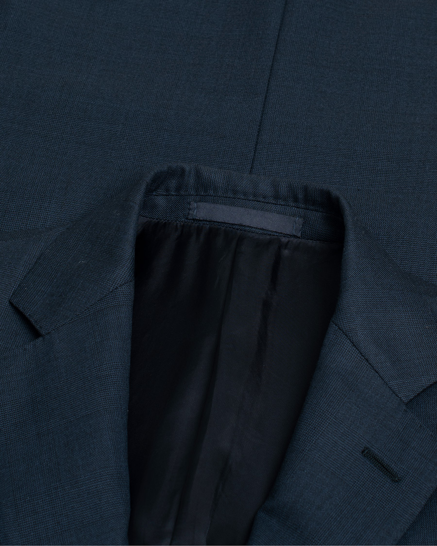 Herren | Pre-owned Anzüge | Pre-owned | Caruso Check Wool Suit Navy 46