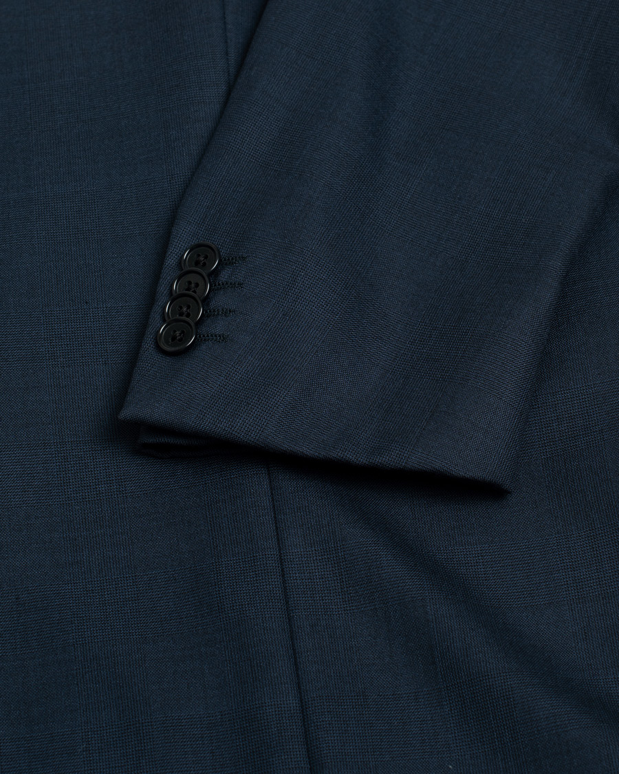 Herren | Pre-owned Anzüge | Pre-owned | Caruso Check Wool Suit Navy 46