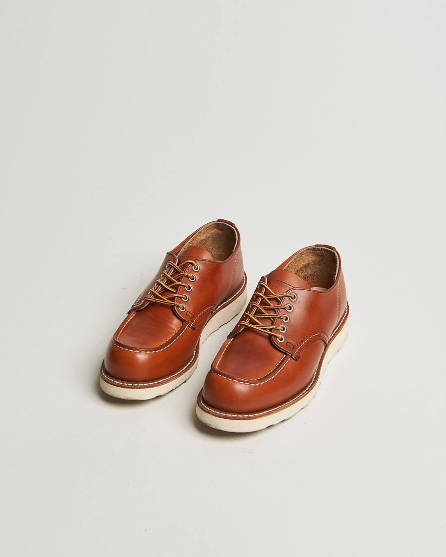 Herren | Red Wing Shoes Moc Toe Oxford Oro Legacy Leather | Pre-owned | Red Wing Shoes Moc Toe Oxford Oro Legacy Leather
