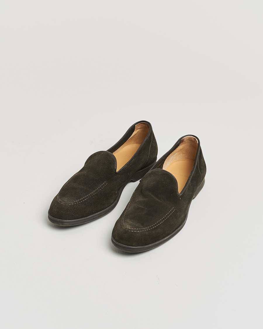 Herren | Pre-owned Schuhe | Pre-owned | Myrqvist Brannö Loafers Dark Brown Suede 41