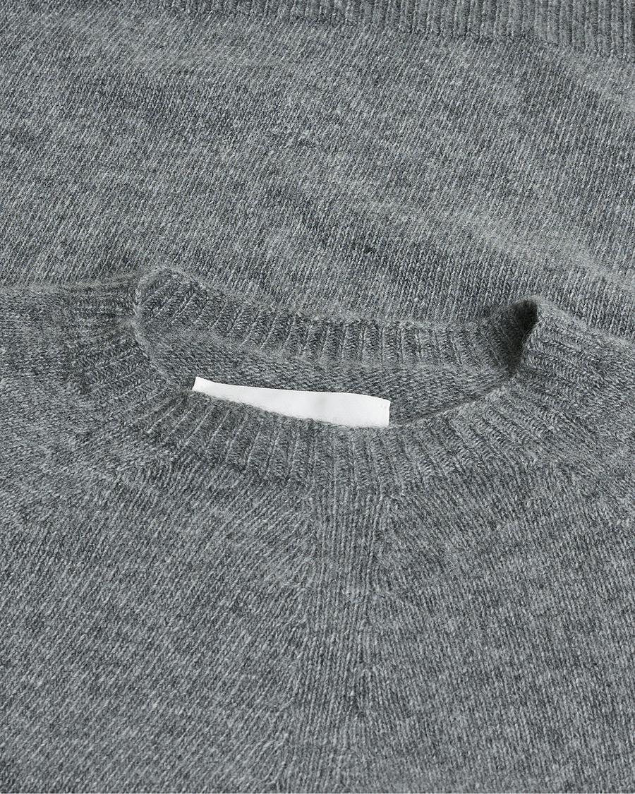 Herren | Pre-owned Pullover | Pre-owned | Jil Sander Cashmere/Merino Round Neck Sweater Grey Melange