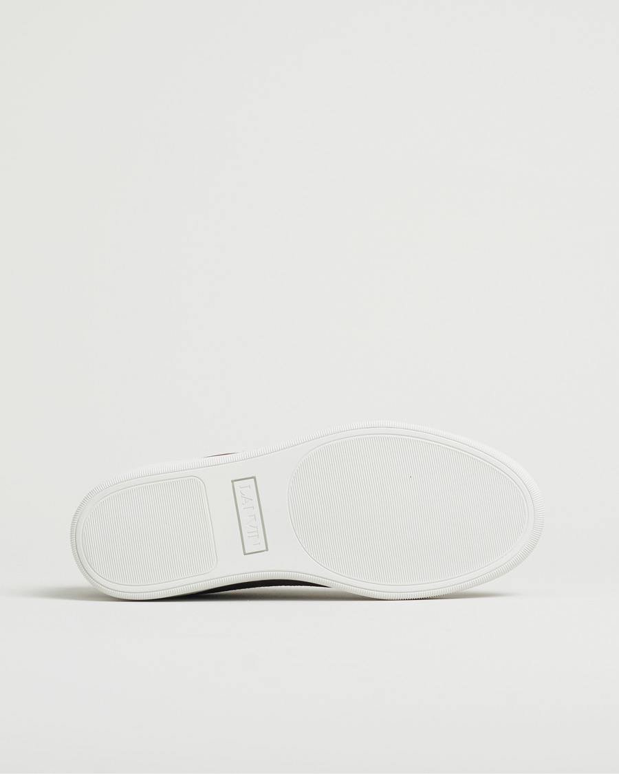 Herren | Lanvin Patent Cap Toe Sneaker Dark Brown | Pre-owned | Lanvin Patent Cap Toe Sneaker Dark Brown