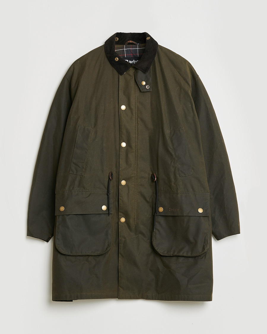 Herren | Pre-owned Jacken | Pre-owned | Barbour Heritage Bedale Wax Trench Coat Olive M