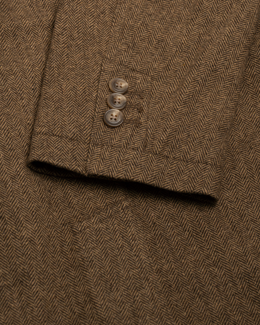 Herren | Sakkos | Pre-owned | Polo Ralph Lauren Classic Herringbone Sportcoat Brown/Tan