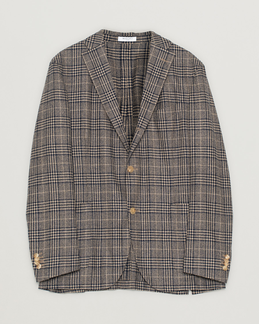 Herren | Boglioli K Jacket Checked Wool Blazer 54 | Pre-owned | Boglioli K Jacket Checked Wool Blazer 54
