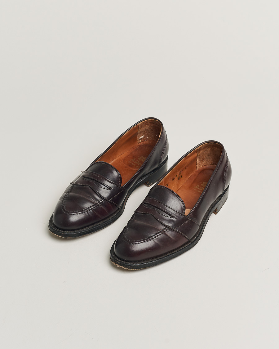 Herren | Alden 684 Full Strap Slip-On Penny Loafer UK7,5 - EU41 | Pre-owned | Alden 684 Full Strap Slip-On Penny Loafer UK7,5 - EU41