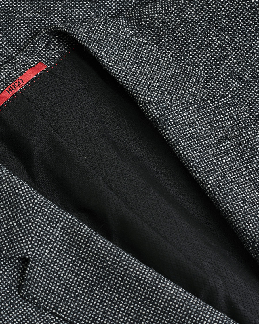 Herren | Pre-owned Sakkos | Pre-owned | HUGO Flannel Wool Blazer Grey 54