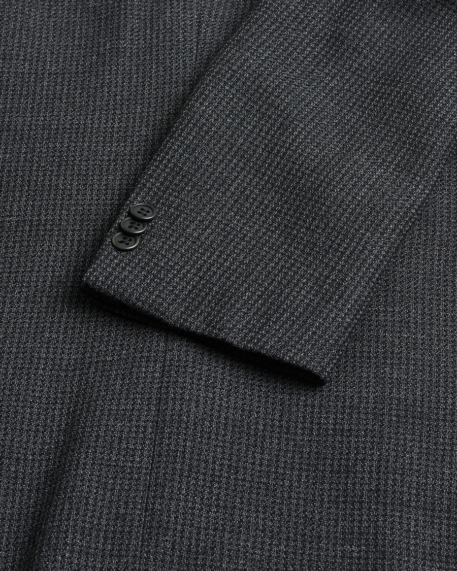 Herren | Pre-owned Sakkos | Pre-owned | Armani Collezioni Vintage Wool Blazer Dark Grey 48
