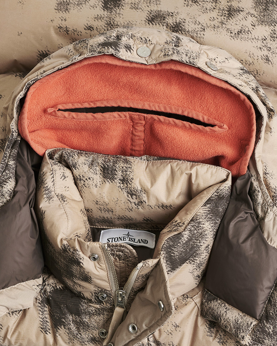 Herren | Pre-owned Jacken | Pre-owned | Stone Island Thermo Sensitive Camo Down Jacket Dove Grey L