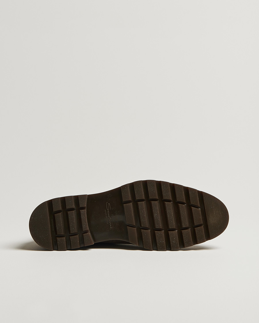 Herren | Pre-owned Schuhe | Pre-owned | Santoni Winter Chukka Boot Dark Brown Suede UK10 - EU44