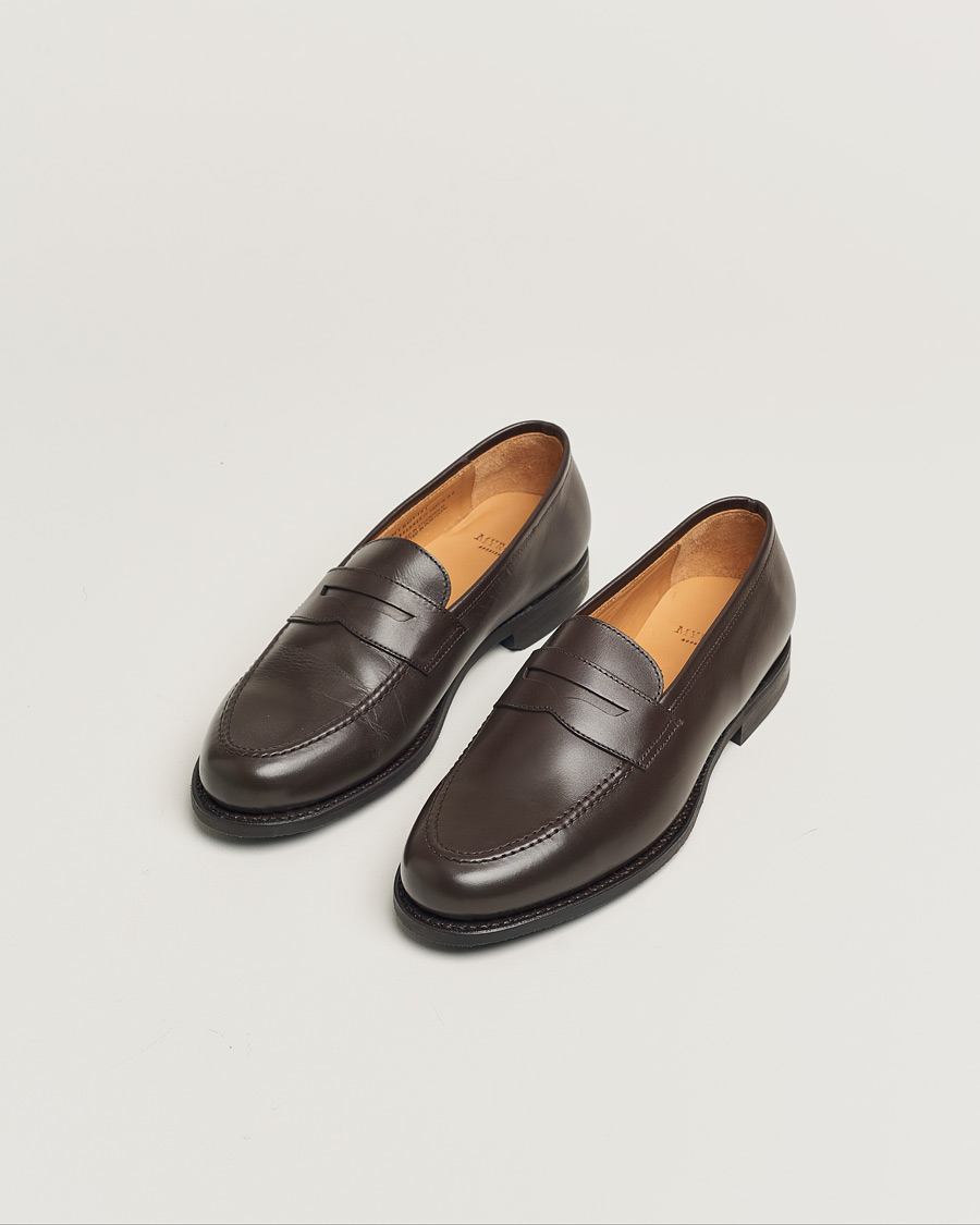 Herren | Myrqvist Stenhammar II Loafer Dark Brown Calf | Pre-owned | Myrqvist Stenhammar II Loafer Dark Brown Calf