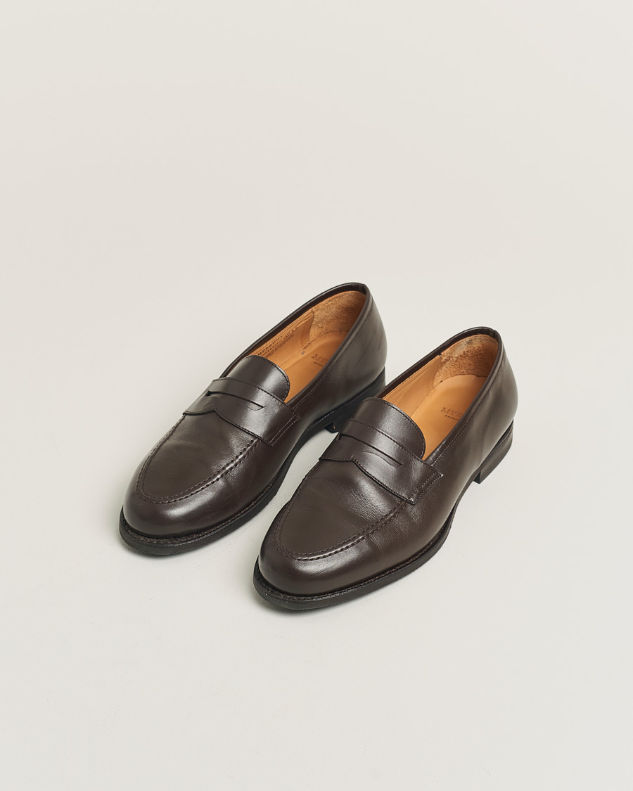 Herren | Myrqvist Stenhammar II Loafer Dark Brown Calf | Pre-owned | Myrqvist Stenhammar II Loafer Dark Brown Calf