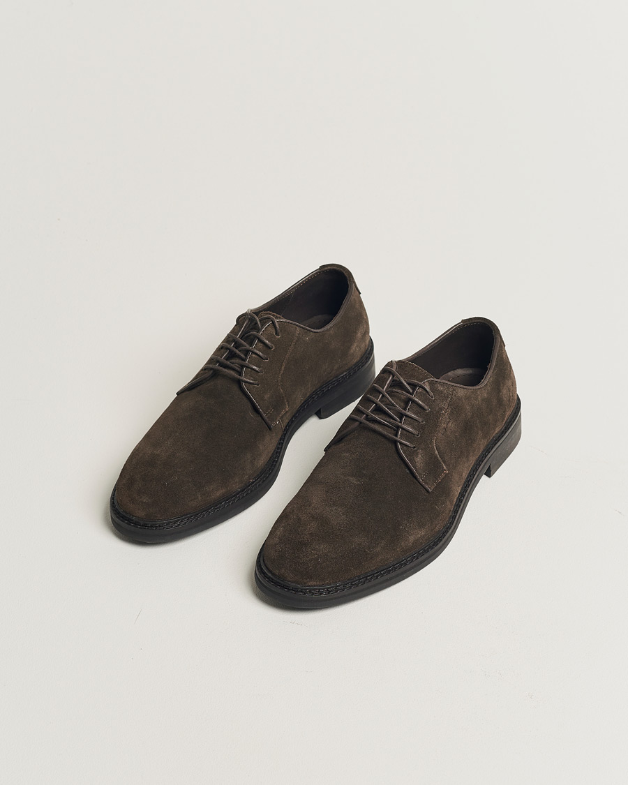 Herren | GANT Bidford Suede Derby Ebony Brown | Pre-owned | GANT Bidford Suede Derby Ebony Brown