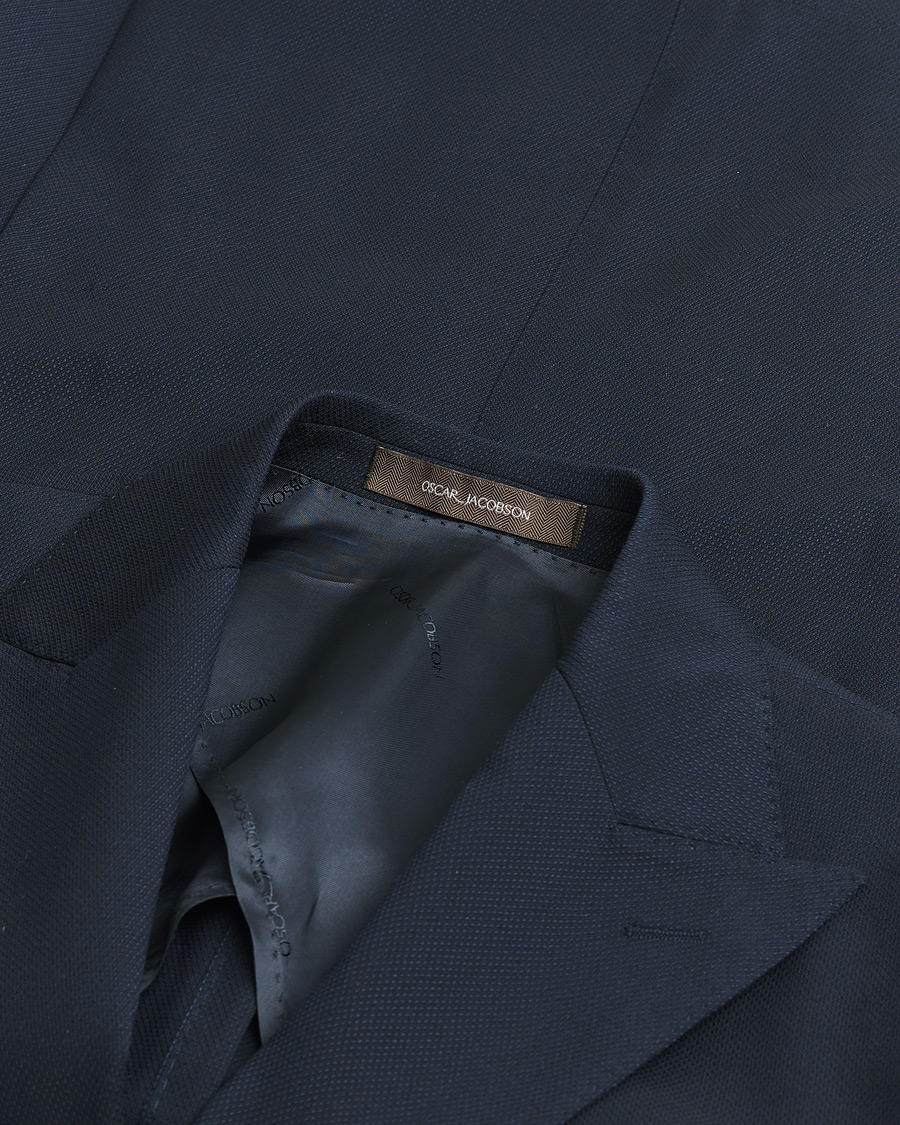 Herren | Pre-owned Sakkos | Pre-owned | Oscar Jacobson Farris Patch Blazer Navy 48