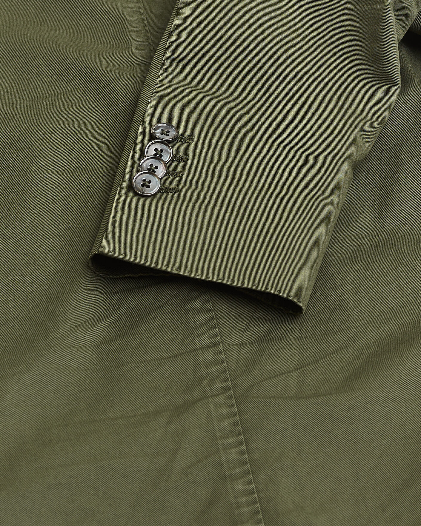 Herren | Pre-owned Sakkos | Pre-owned | L.B.M. 1911 Jack Regular Fit Cotton Stretch Blazer Green 46