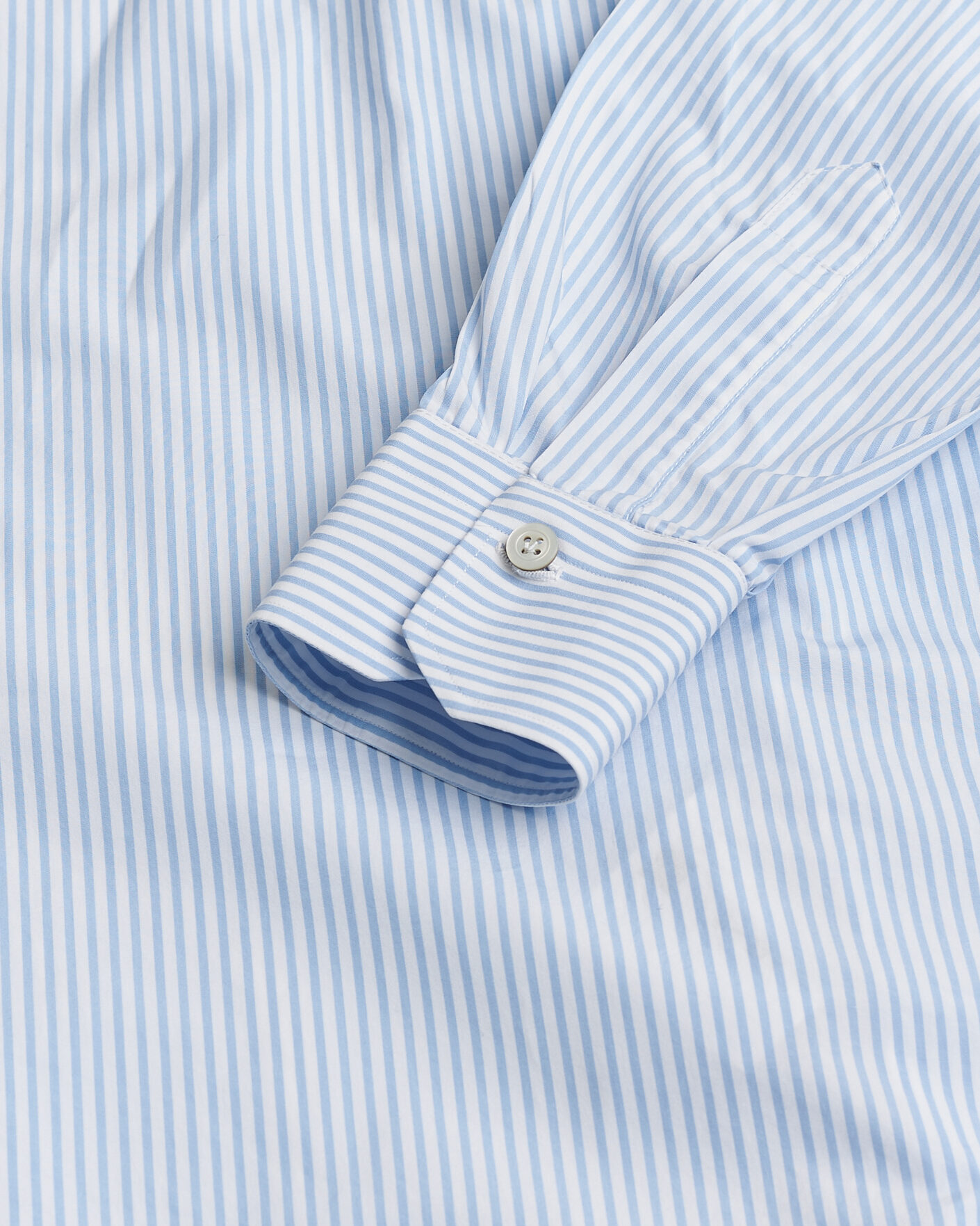 Herren | Pre-owned Hemden | Pre-owned | Kiton Cotton Dress Shirt Light Blue Stripe 38 - S