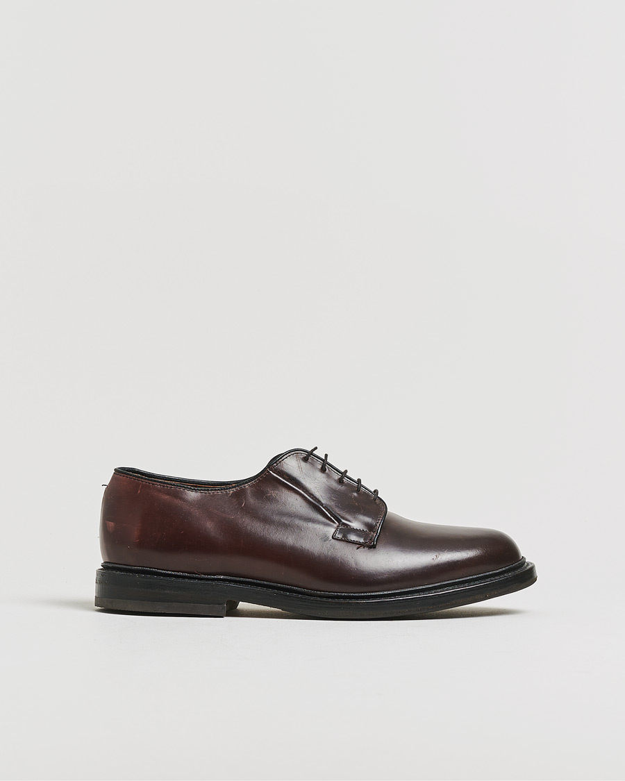 Herren | Allen Edmonds Leeds Shell Cordovan Derby Burgundy US8,5 - EU42 | Pre-owned | Allen Edmonds Leeds Shell Cordovan Derby Burgundy US8,5 - EU42