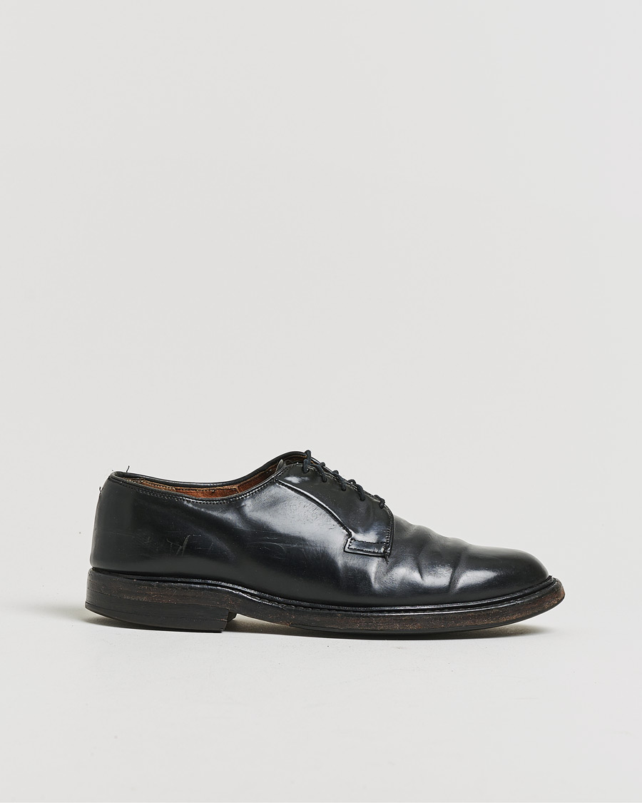 Herren | Pre-owned Rahmengenähte Schuhe | Pre-owned | Allen Edmonds Leeds Shell Cordovan Derby Black US8,5 - EU42