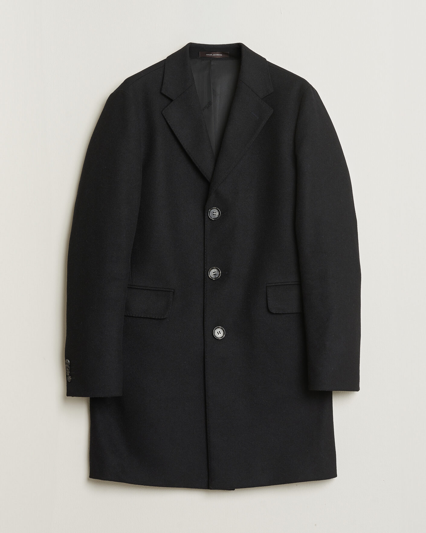 Herren | Pre-owned Jacken | Pre-owned | Oscar Jacobson Sonny Wool Coat Black 48