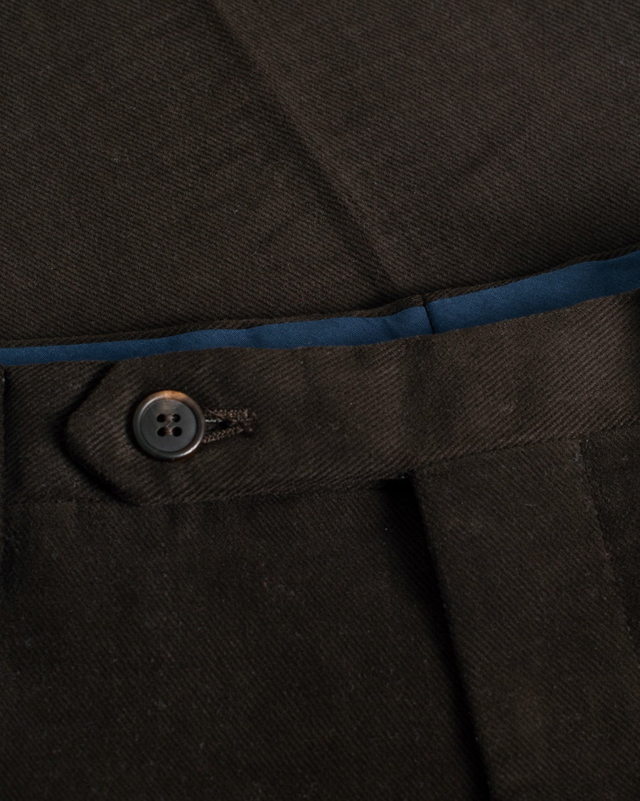 Herren | Pre-owned Hosen | Pre-owned | Rota Pantaloni Twill Cotton Trousers Brown 48