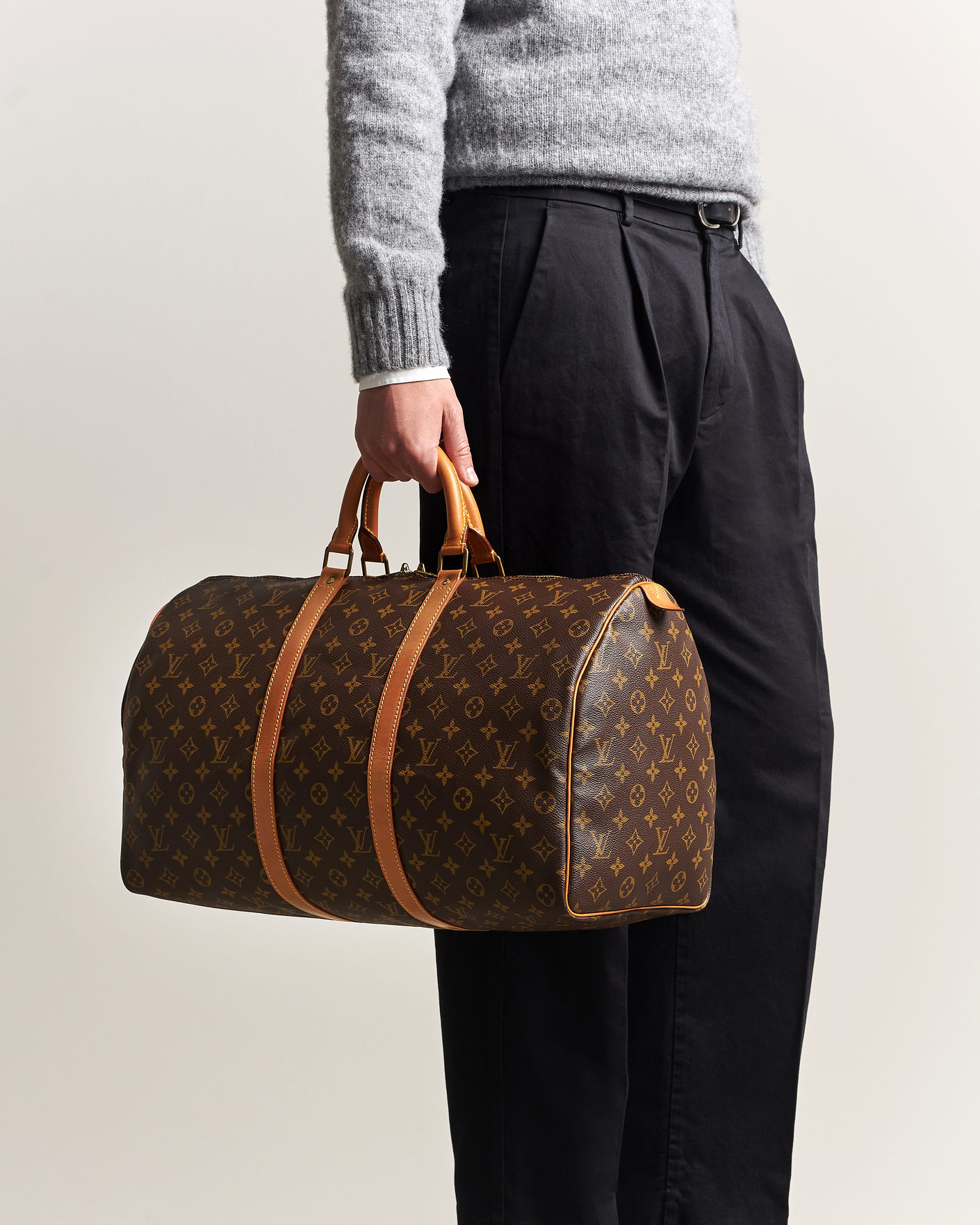Herren | Pre-Owned & Vintage Bags | Louis Vuitton Pre-Owned | Keepall 50 Monogram