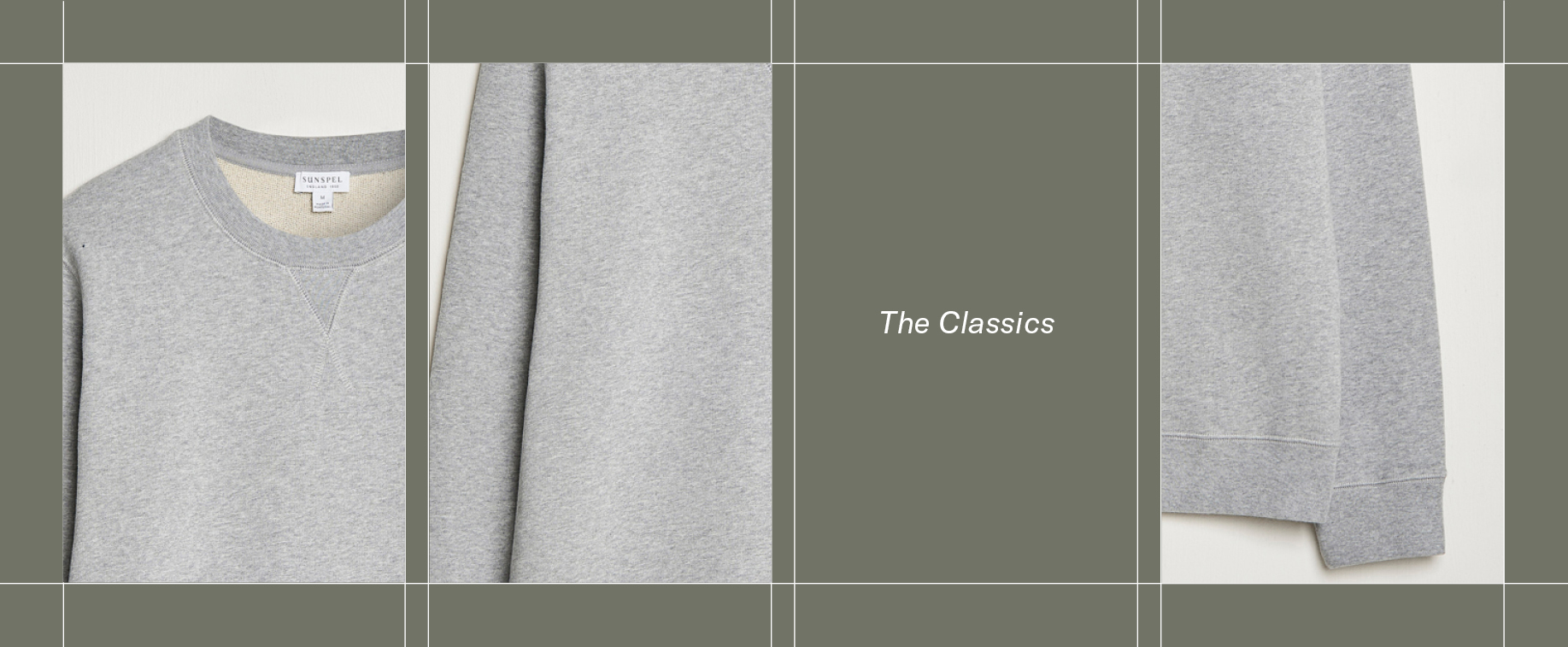 The Classic: The grey sweatshirt