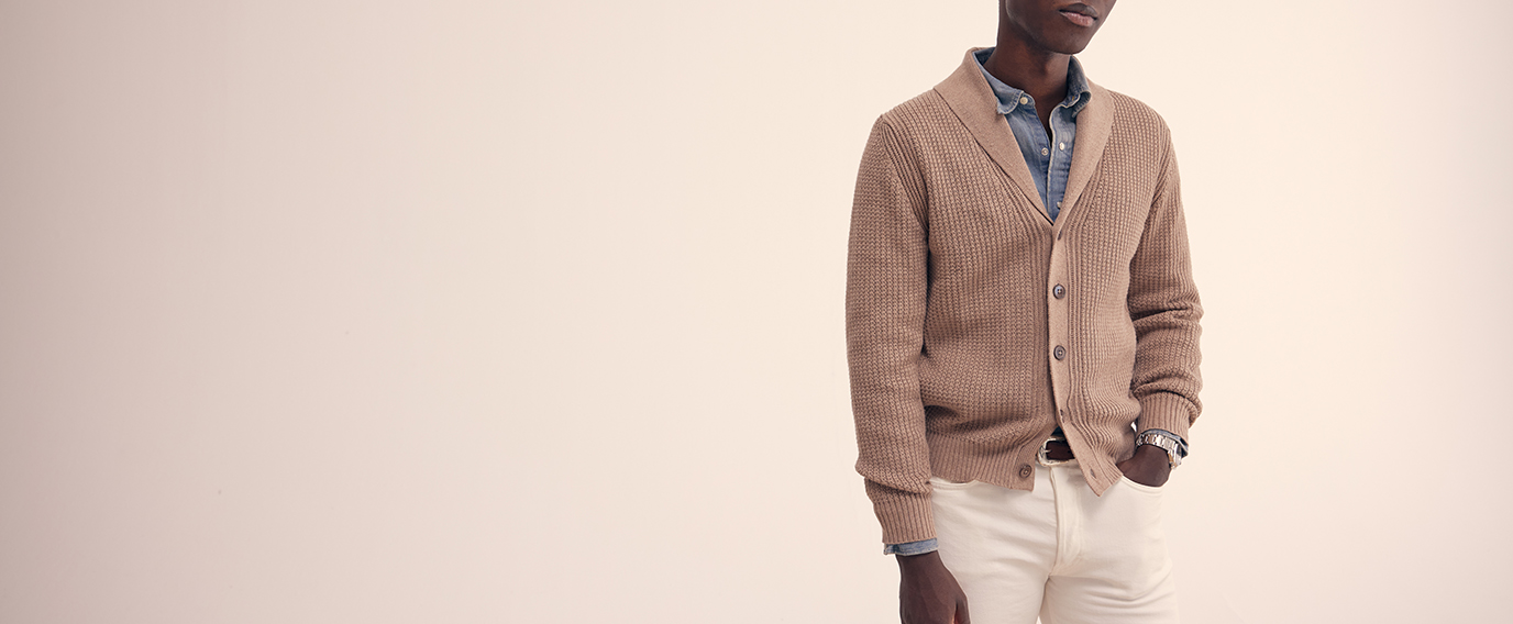 How to style: The Shawl Collar Cardigan